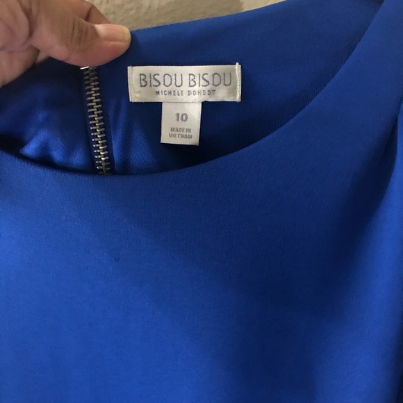 Blue Cocktail Dress Size 10 - Picture 3 of 5